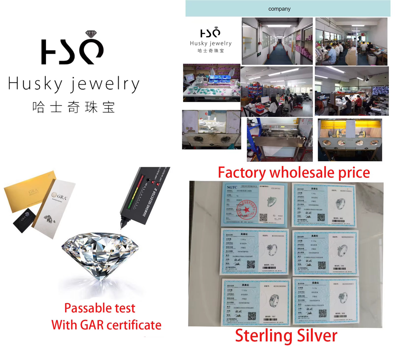 Hot Sale Fine Jewelry S925 Sterling Silver Full Diamond VVS1 Moissanite Love Heart Pendant Necklace Valentine'S Day Jewelry Gift