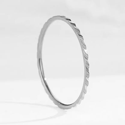 YF2270 Non Tarnish Waterproof Jewelry Stackable Rings Stainless Steel Jewelry 18K Gold Plated Zircon Stacking Ring for Women