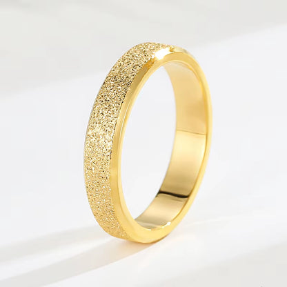 YF2270 Non Tarnish Waterproof Jewelry Stackable Rings Stainless Steel Jewelry 18K Gold Plated Zircon Stacking Ring for Women