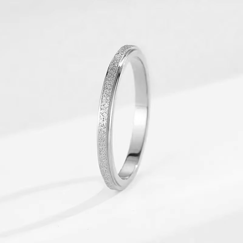 YF2270 Non Tarnish Waterproof Jewelry Stackable Rings Stainless Steel Jewelry 18K Gold Plated Zircon Stacking Ring for Women